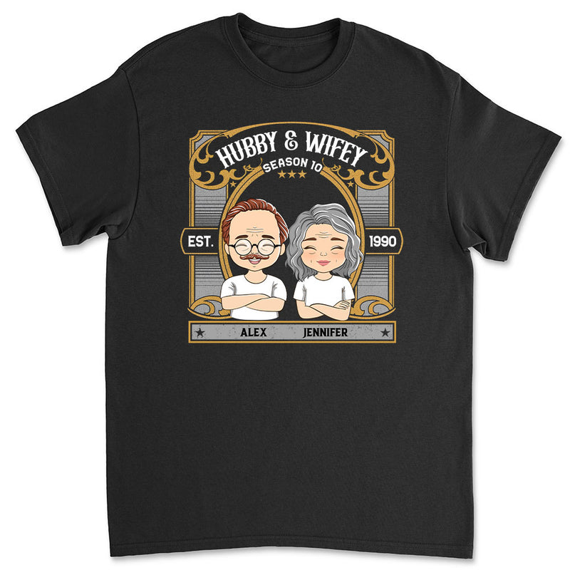 Hubby Wifey Season - Personalized Custom Premium T-shirt
