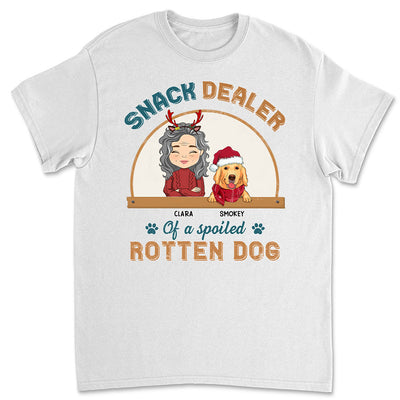 Snack Dealer Of Dog - Personalized Custom Unisex T-shirt