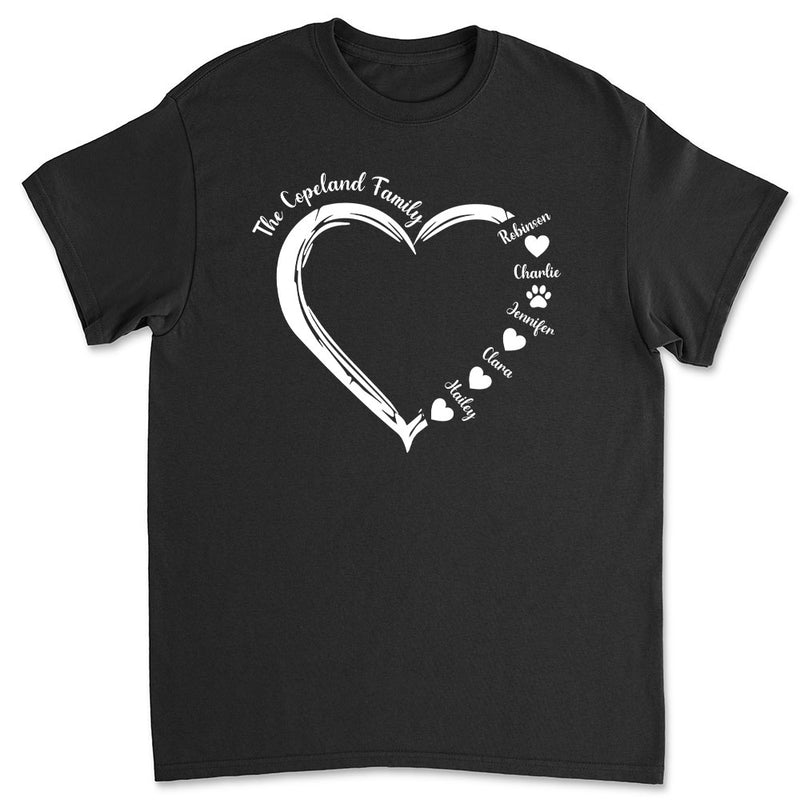 Heart Around You - Personalized Custom Premium T-shirt