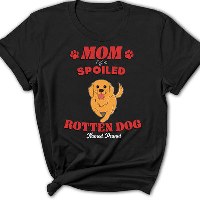 Dad Of Spoiled Rotten Dogs Version 2 - Personalized Custom Women's T-shirt