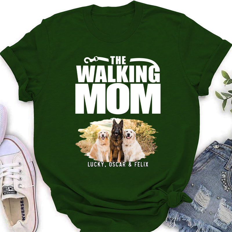 Walking Mom Photo - Personalized Custom Women&