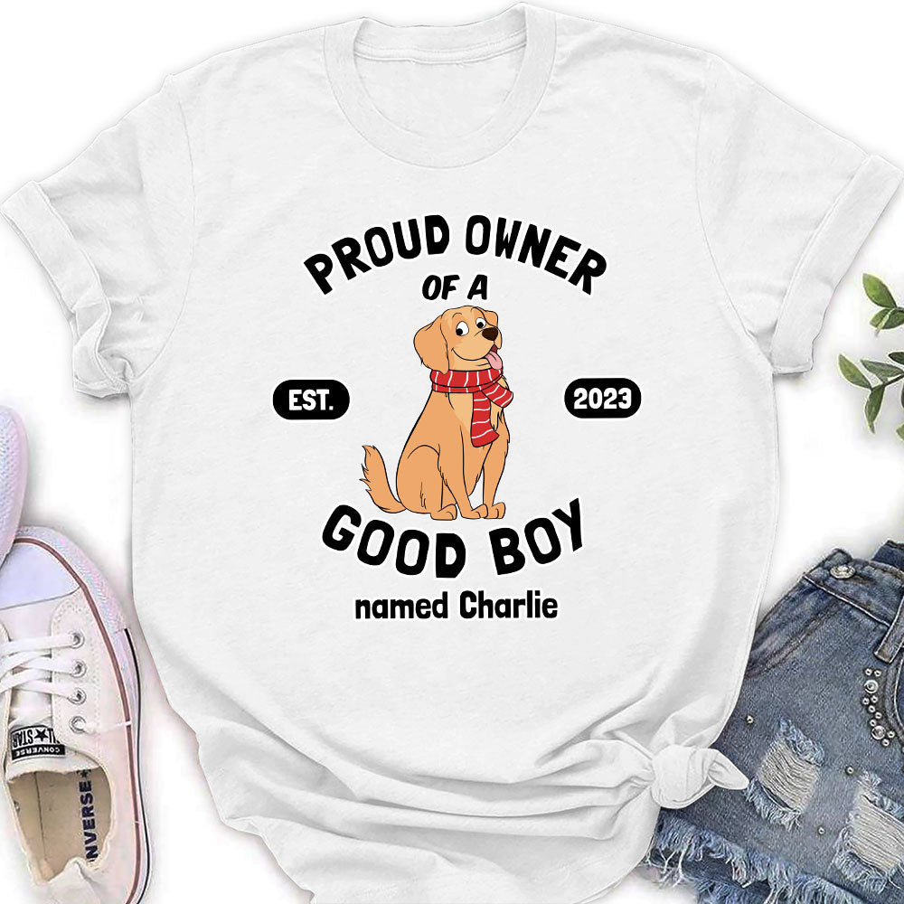 The Proud Owner - Personalized Custom Women's T-shirt