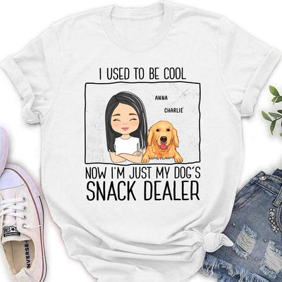 Just A Pet Snack Dealer - Personalized Custom Women's T-shirt