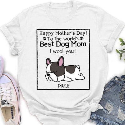 Best Cat And Dog Mom - Personalized Custom Women's T-shirt