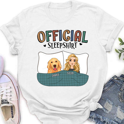 Official Sleepshirt With Pets - Personalized Custom Women's T-shirt