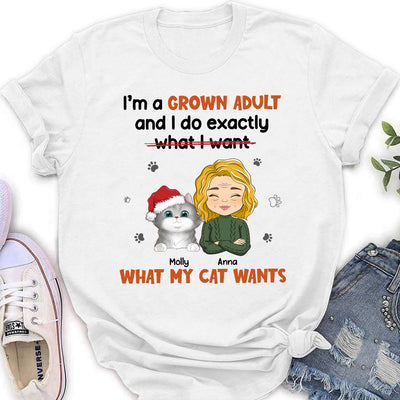 What My Cat Wants - Personalized Custom Women's T-shirt