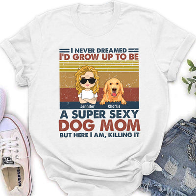 Ultimate Dog Dad - Personalized Custom Women's T-shirt