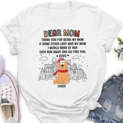 Dear Dad XOXO  - Personalized Custom Women's T-shirt