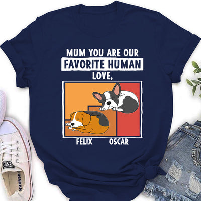 Our Favourite Human - Personalized Custom Women's T-shirt