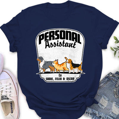 Pets Personal Assistant - Personalized Custom Women's T-shirt