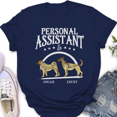 Dog Personal Assistant - Personalized Custom Women's T-shirt