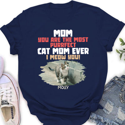 The Most Purrfect - Personalized Custom Women's T-shirt