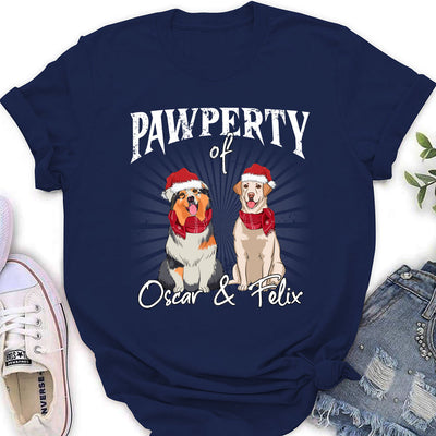 Vintage Dog Property - Personalized Custom Women's T-shirt