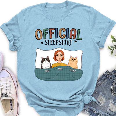 Official Sleepshirt With Pets - Personalized Custom Women's T-shirt