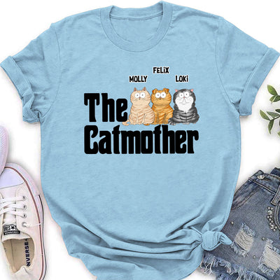 The Cat Mother - Personalized Custom Women's T-shirt