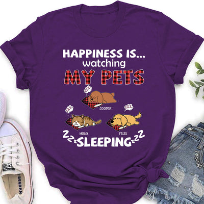 My Pets Snoring - Personalized Custom Women's T-shirt