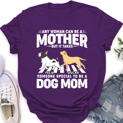 Special Dog Mom - Personalized Custom Women's T-shirt