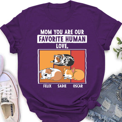 Our Favourite Human - Personalized Custom Women's T-shirt