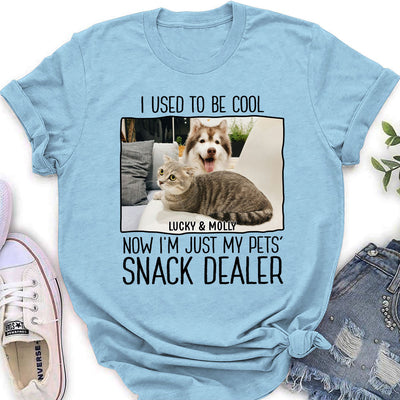 Just A Pet Snack Dealer Photo - Personalized Custom Women's T-shirt