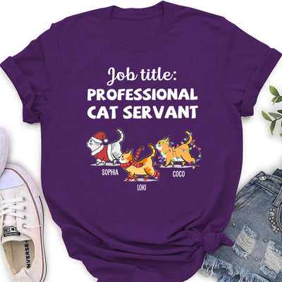 Professional Cat Servant 2 - Personalized Custom Women's T-shirt