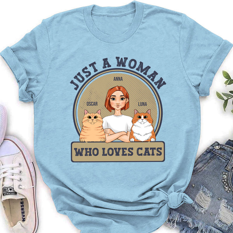 A Woman Loves Pets - Personalized Custom Women&