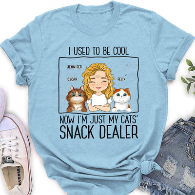 Just A Pet Snack Dealer - Personalized Custom Women's T-shirt