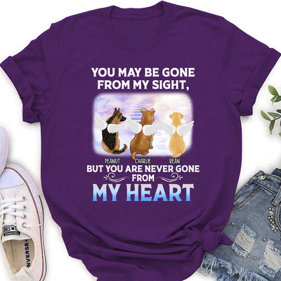 Never Gone From My Heart - Personalized Custom Women's T-shirt