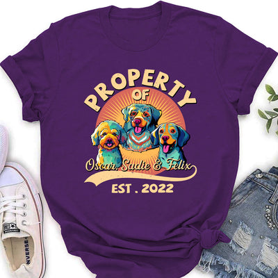 You Are My Property - Personalized Custom Women's T-shirt