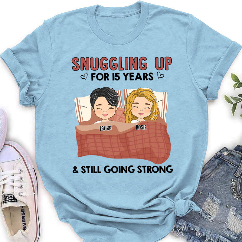 Snuggling Up - Personalized Custom Women&