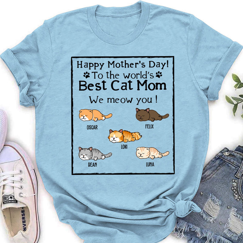 The Cat Mom Life - Personalized Custom Women&