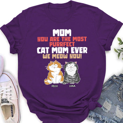 The Most Purrfect - Personalized Custom Women's T-shirt