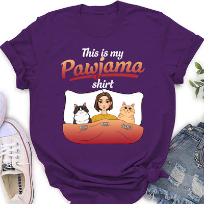 Pajama With Pet - Personalized Custom Women's T-shirt