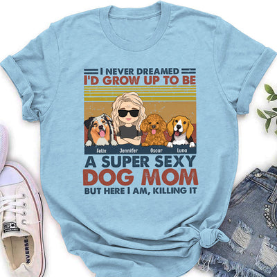 Ultimate Dog Dad - Personalized Custom Women's T-shirt