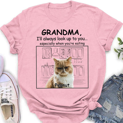 Cats Look Up To You - Personalized Custom Women's T-shirt