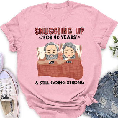 Snuggling Up - Personalized Custom Women's T-shirt