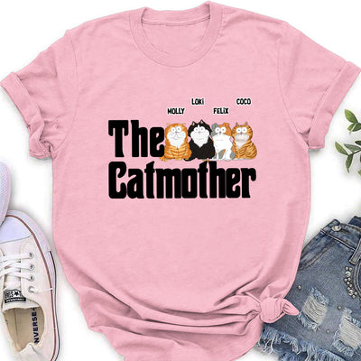 The Cat Mother - Personalized Custom Women's T-shirt