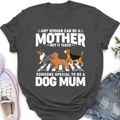 Special Dog Mom - Personalized Custom Women's T-shirt