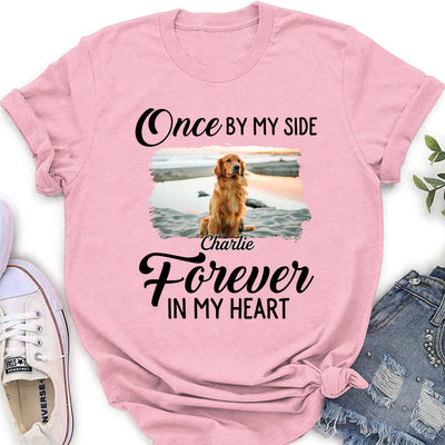 Once By My Side - Personalized Custom Women's T-shirt