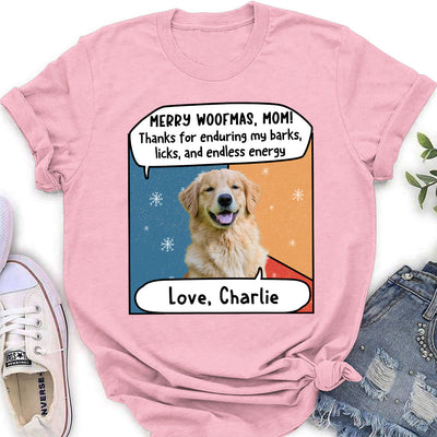 Enduring My Barks - Personalized Custom Women's T-shirt