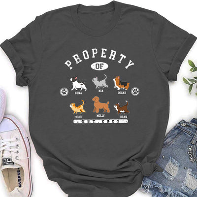 Pet Property - Personalized Custom Women's T-shirt