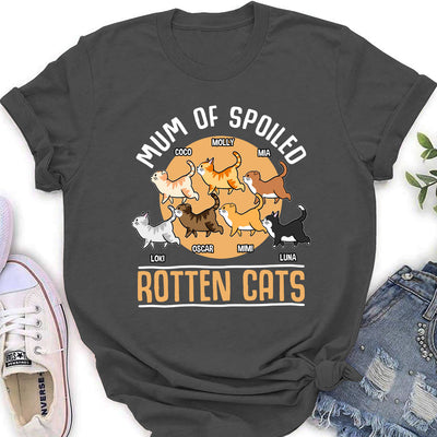 Spoiled Cats - Personalized Custom Women's T-shirt