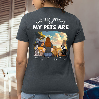 Perfect Dog Cat - Personalized Custom Women's T-shirt