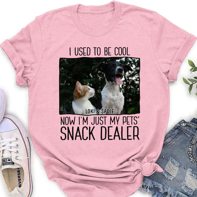 Just A Pet Snack Dealer Photo - Personalized Custom Women's T-shirt