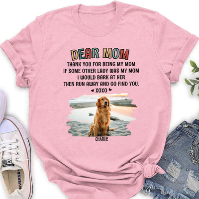 Dear Dad XOXO  - Personalized Custom Women's T-shirt