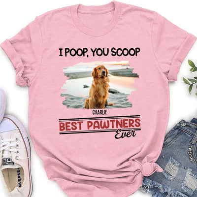 Best Pawtners Ever - Personalized Custom Women's T-shirt