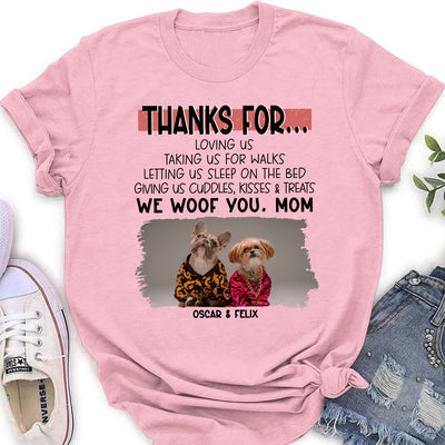 Cuddles Kisses Treats - Personalized Custom Women's T-shirt