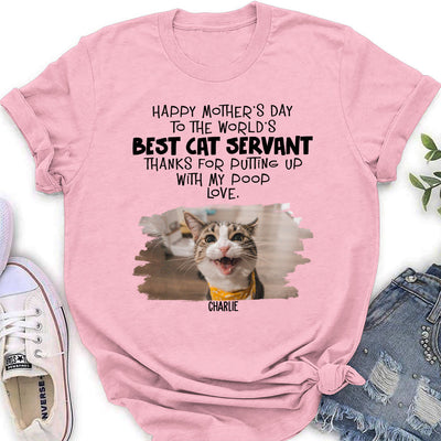 Best Cat Servant - Personalized Custom Women's T-shirt