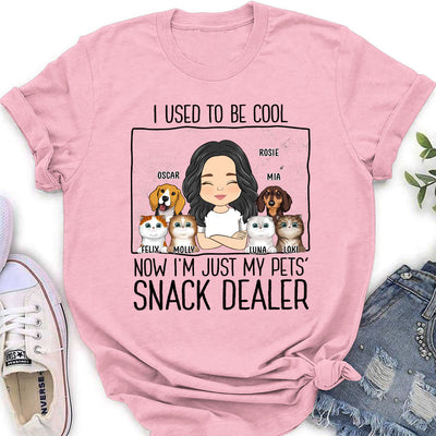 Just A Pet Snack Dealer - Personalized Custom Women's T-shirt