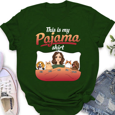 Pajama With Pet - Personalized Custom Women's T-shirt