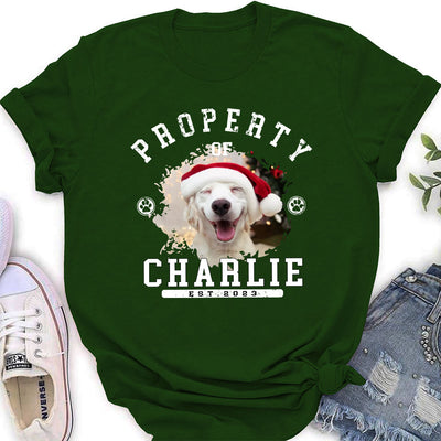 Property Of Dogs - Personalized Custom Women's T-shirt